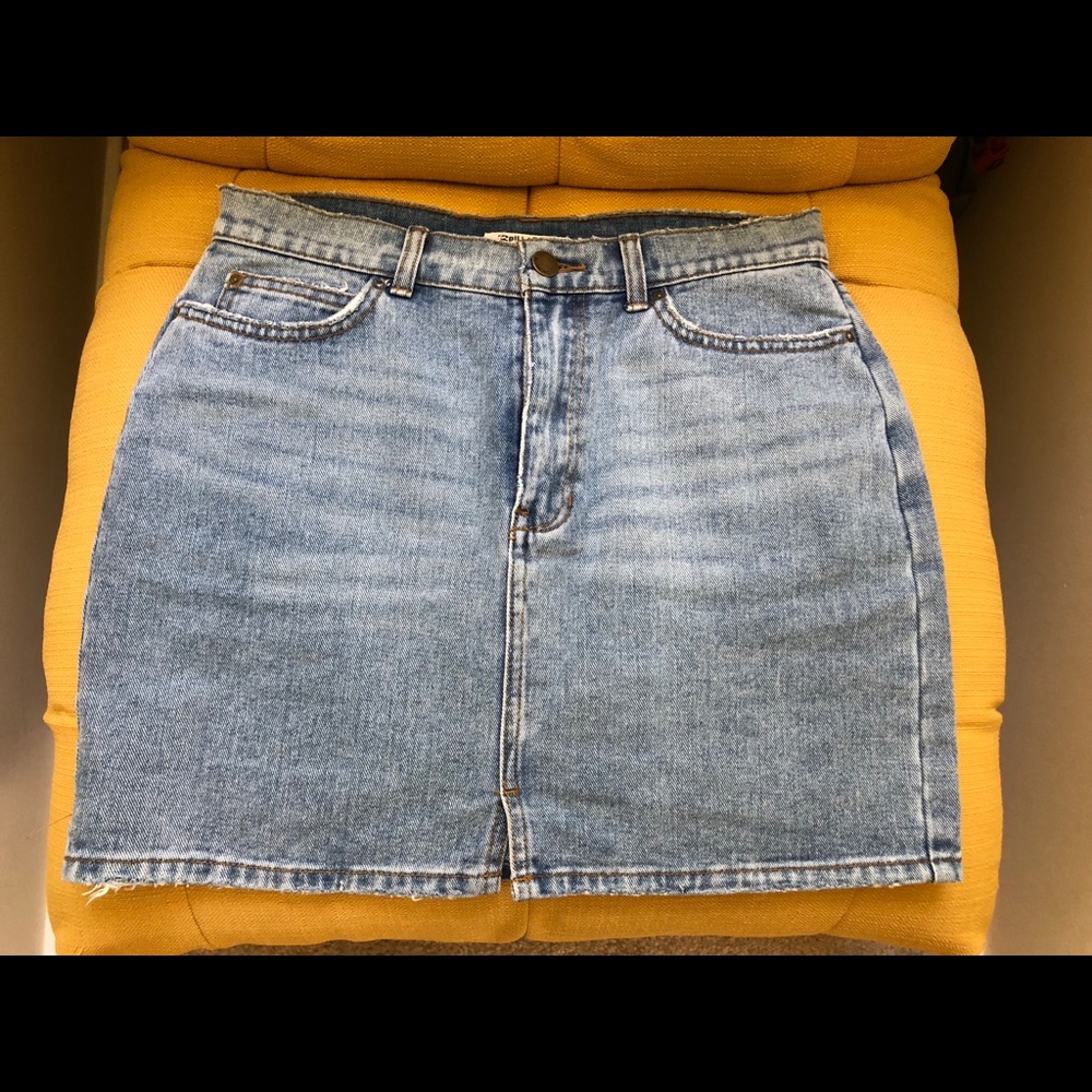 Billabong Black Magic Denim Skirt size 29